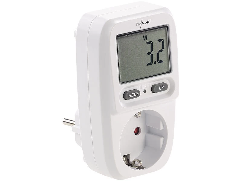 Revolt Energiekostenmessgerät:4er-Set Digitale Energiekosten-Messer & Stromverbrauchs-Zähler – Bild 6