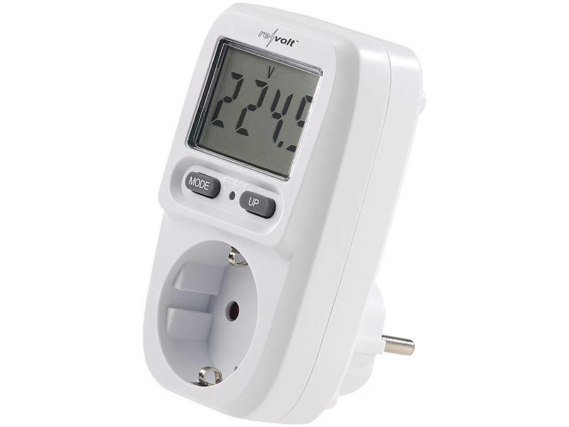 Revolt Energiekostenmessgerät:4er-Set Digitale Energiekosten-Messer & Stromverbrauchs-Zähler – Bild 2