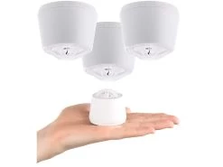 VisorTech Aufstellbare Hitzemelder:Mini-Hitzewarnmelder Mit 10-Jahre-Batterie, 85 DB Alarm, 3er-Set