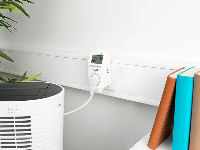 Revolt Frostwächter Steckdose:Digitales Steckdosen-Thermostat Für Heiz- & Klimageräte, 3.680 Watt – Bild 5