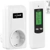 Revolt Thermostat Funk:Steckdosen-Thermostat Mit Mobiler Steuereinheit Für Heiz- & Klimagerät