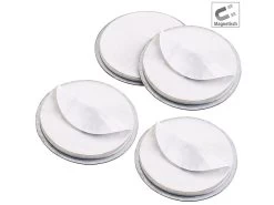 VisorTech Rauchmelder Magnet:4er-Set Magnet-Befestigungssysteme Für Mini-Rauchwarnmelder