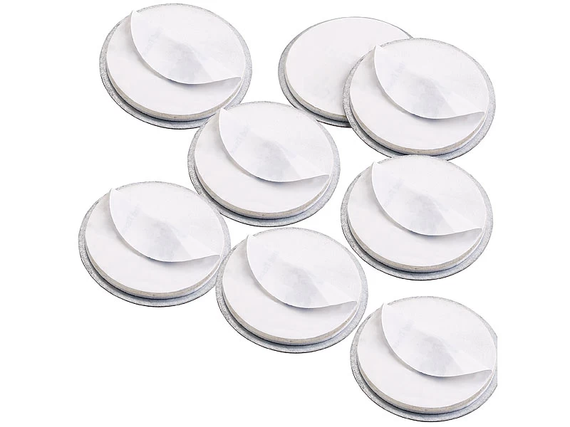 VisorTech Rauchmelder Befestigung:8er-Set Magnet-Befestigungssystem Für Mini-Rauchwarnmelder – Bild 2