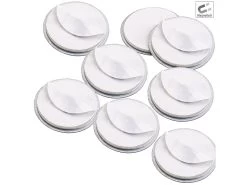 VisorTech Rauchmelder Befestigung:8er-Set Magnet-Befestigungssystem Für Mini-Rauchwarnmelder