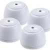 VisorTech Alarm Wasser:4er-Set Mini-Wassermelder, Lauter Alarm (85 DB), Batteriebetrieb, IP65