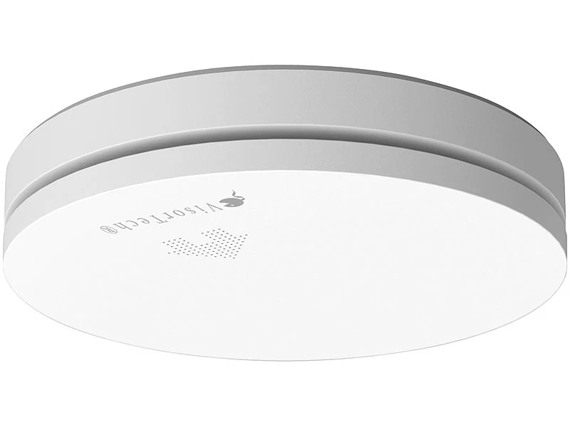 VisorTech Rauchmelder VdS:5er-Set Fotoelektrische Slim-Rauchwarnmelder, 10-Jahres-Batterie, VDS – Bild 5