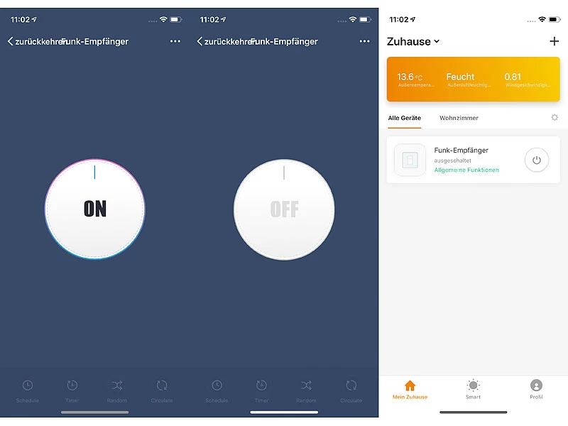Revolt Funkempfänger Rolladen:2er-Set Funk-Empfänger KFS-200.rc, Amazon Alexa & Google Assistant – Bild 10