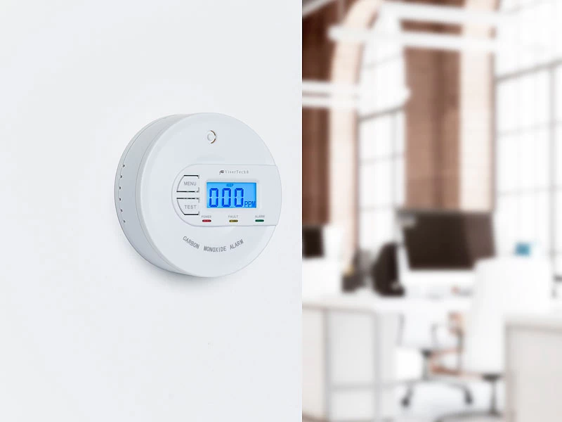 VisorTech CO Melder:Kohlenmonoxid-Melder Mit 10-Jahres-Sensor & Display, 85 DB, EN 50291 – Bild 4