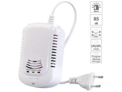 VisorTech Gasalarm:Multi-Gasmelder Für Haushaltsübliche Gase, Mit 3 Funktions-LEDs, 85 DB