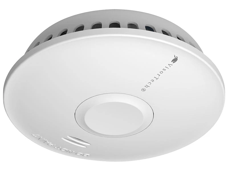 VisorTech Feuermelder Funk:3er-Set Vernetzbare Funk-Rauchmelder, 85 DB, VdS, 10-J.-Batterie – Bild 17