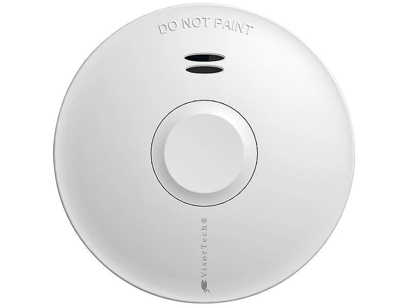 VisorTech Feuermelder Funk:3er-Set Vernetzbare Funk-Rauchmelder, 85 DB, VdS, 10-J.-Batterie – Bild 16