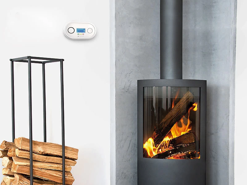 VisorTech Kohlenmonoxid Warner:WLAN-Kohlenmonoxid-Melder, LCD-Display, App, 85dB, Gem. DIN EN 50291-1 – Bild 8