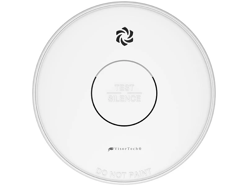 VisorTech Rauchmelder Vernetzbar:3er-Set Drahtlos Vernetzbare Funk-Rauchwarnmelder, 85 DB – Bild 7