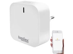 Luminea Home Control Bluetooth WLAN Bridge:WLAN-Gateway Mit Bluetooth-Mesh Für Smart-Home-Geräte Mit ELESION