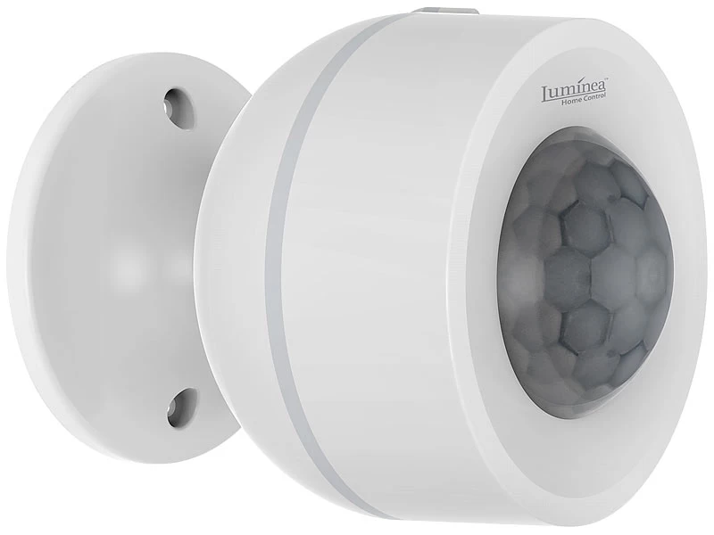 Luminea Home Control Temperaturfühler:3in1-WLAN-PIR-Bewegungsmelder, Temperatur- & Luftfeuchtigkeits-Sensor – Bild 2