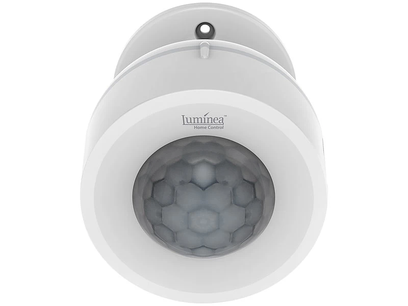 Luminea Home Control Temperaturfühler:3in1-WLAN-PIR-Bewegungsmelder, Temperatur- & Luftfeuchtigkeits-Sensor – Bild 3