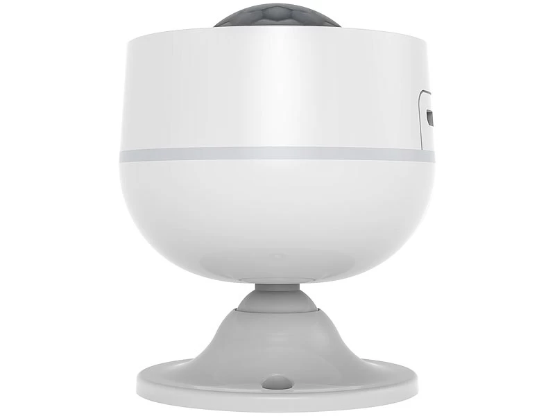 Luminea Home Control Temperaturfühler:3in1-WLAN-PIR-Bewegungsmelder, Temperatur- & Luftfeuchtigkeits-Sensor – Bild 11