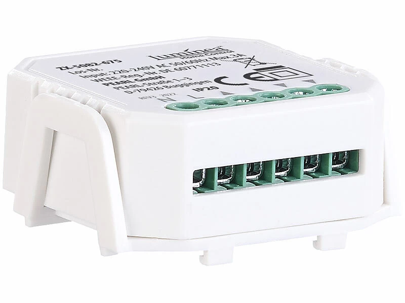 Luminea Home Control Rolladensteuerung:10er-Set WLAN-Unterputzmodule Für Smarte Rollladen, App & Sprachbefehl – Bild 6