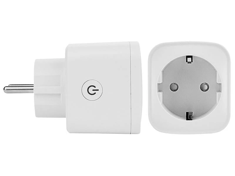 Luminea Home Control Funksteckdosen:WLAN-Steckdose, Apple-HomeKit-zertifiziert, Mit App & Sprachsteuerung – Bild 12