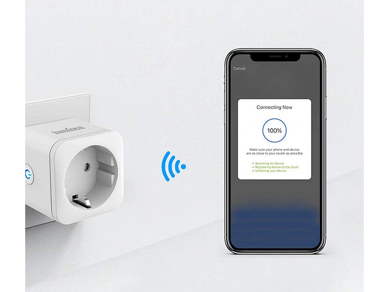 Luminea Home Control Smarte Steckdose:2er-Set WLAN-Steckdosen, Apple-HomeKit-zertifiziert, Sprachsteuerung – Bild 11