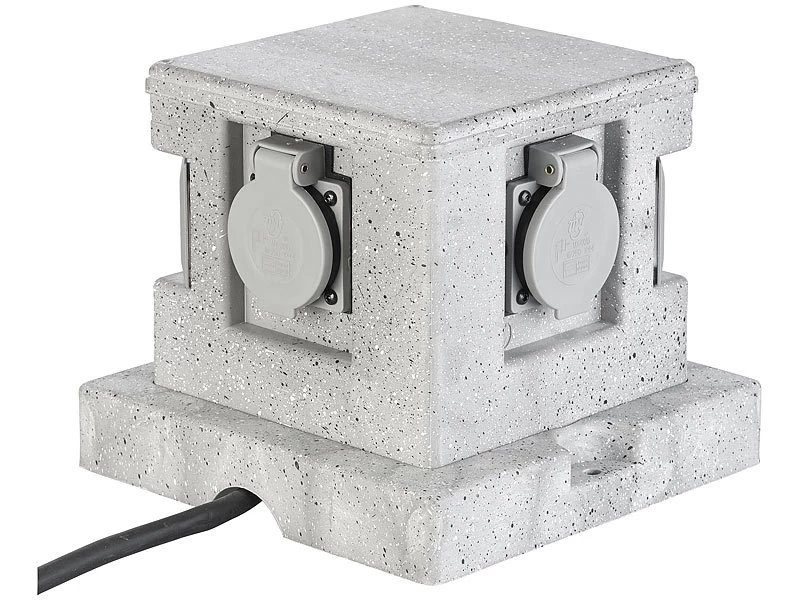 Royal Gardineer Steckdosenstein:4-fach-WLAN-Garten-Steckdose, App, Sprachbefehl, 16 A, 3.680 W, IP44 – Bild 11