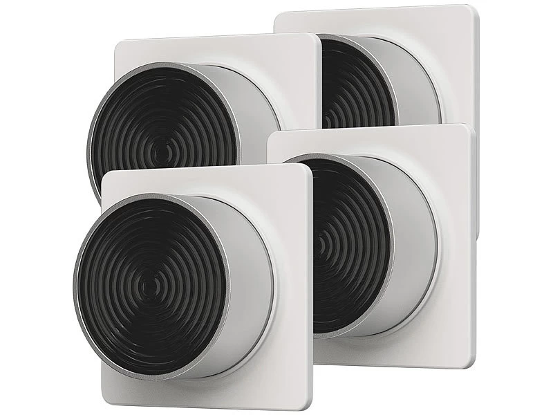 Luminea Home Control Funkdimmer:4er-Set Mobile Lichtschalter & Dimmer Für Lampen LAV-165/175.rgbw – Bild 3