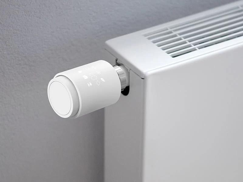 Revolt Heizungsthermostate:6er-Set Programmierbare Heizkörper-Thermostate Mit WLAN-Gateway & App – Bild 4