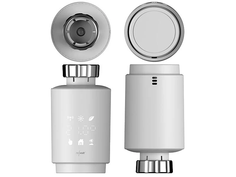 Revolt Heizkörperthermostat:Programmierbares Heizkörper-Thermostat Mit Bluetooth, App, LED-Display – Bild 4