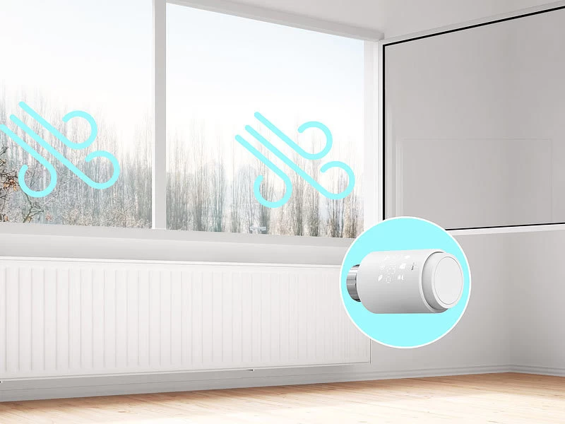 Revolt Heizkörperthermostat:Programmierbares Heizkörper-Thermostat Mit Bluetooth, App, LED-Display – Bild 7