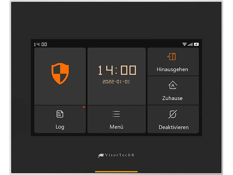 VisorTech Alarmanlage Sets:10-tlg. Funk-Alarmanlage: 7 Sensoren, 2 Fernbedienungen, GSM, WLAN App – Bild 17