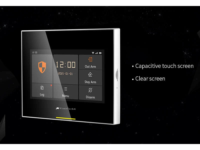 VisorTech Alarmsystem:14-tlg. Funk-Alarmanlage: 11 Sensoren, 2 Fernbedienungen, GSM WLAN App – Bild 15