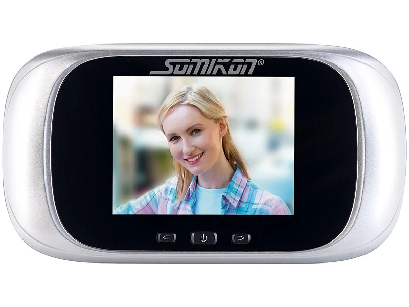 Somikon Türspion Ohne Bohren:Digitale Türspion-Kamera Mit 7,1-cm-Farbdisplay (2,8") Und Nachtsicht – Bild 6