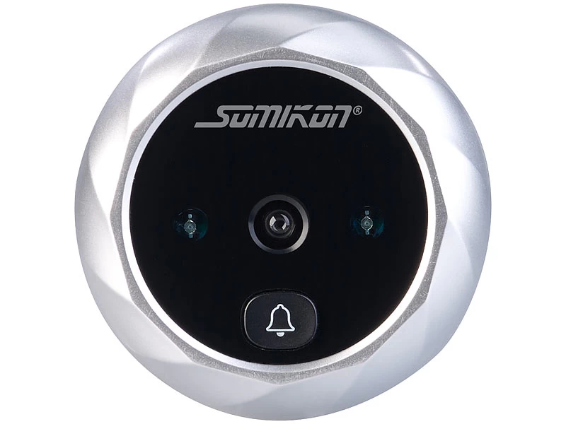Somikon Türspion Ohne Bohren:Digitale Türspion-Kamera Mit 7,1-cm-Farbdisplay (2,8") Und Nachtsicht – Bild 7